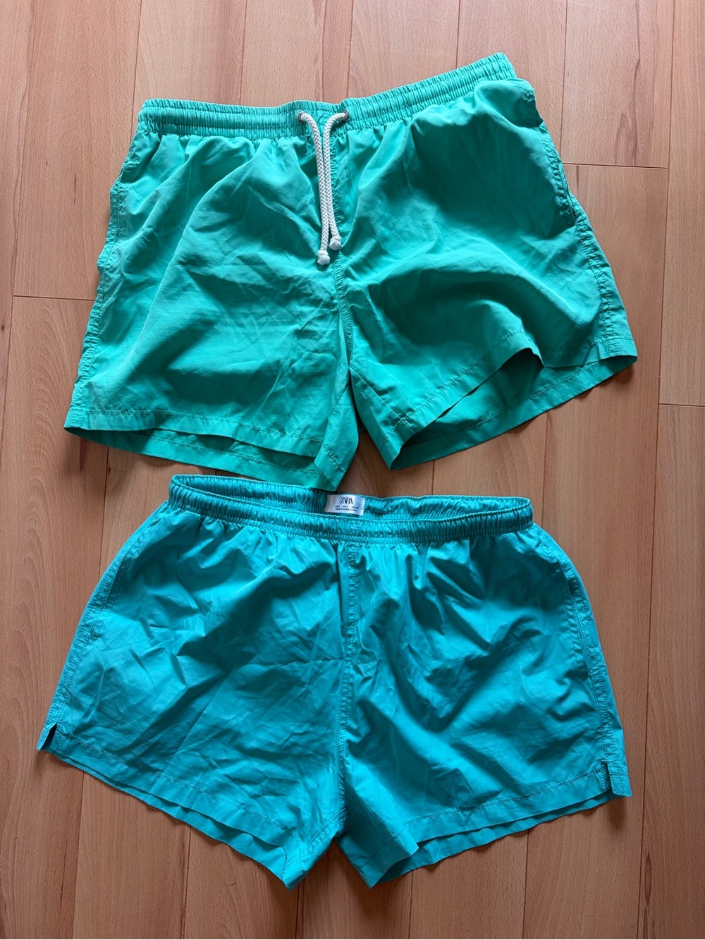 ZARA bundle Turquoise Swim Trunks Shorts L